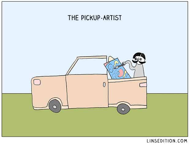 Pickup Artist Cartoon Comic